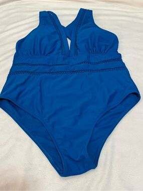 Bold Royal Blue One-Piece Swimsuit